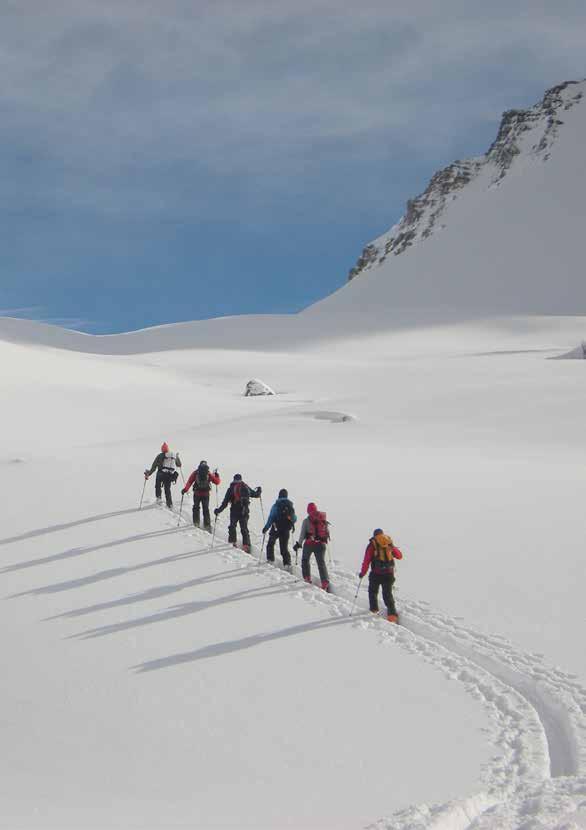 Ein herrlicher Wintertag. Aber Vorsicht: Auf Skitouren müssen Sie die Gefahren selbst beurteilen.