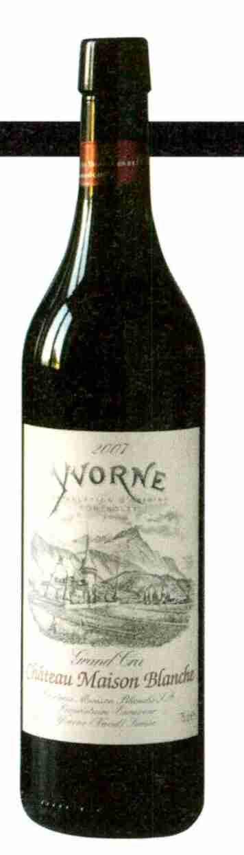 Jugendlicher Wein, mineralisch, aromatisch noch wenig ausgeprägt. 93 Yvorne Grand Cru Chäteau Maison Blanche 2010 Mittleres Gelb.