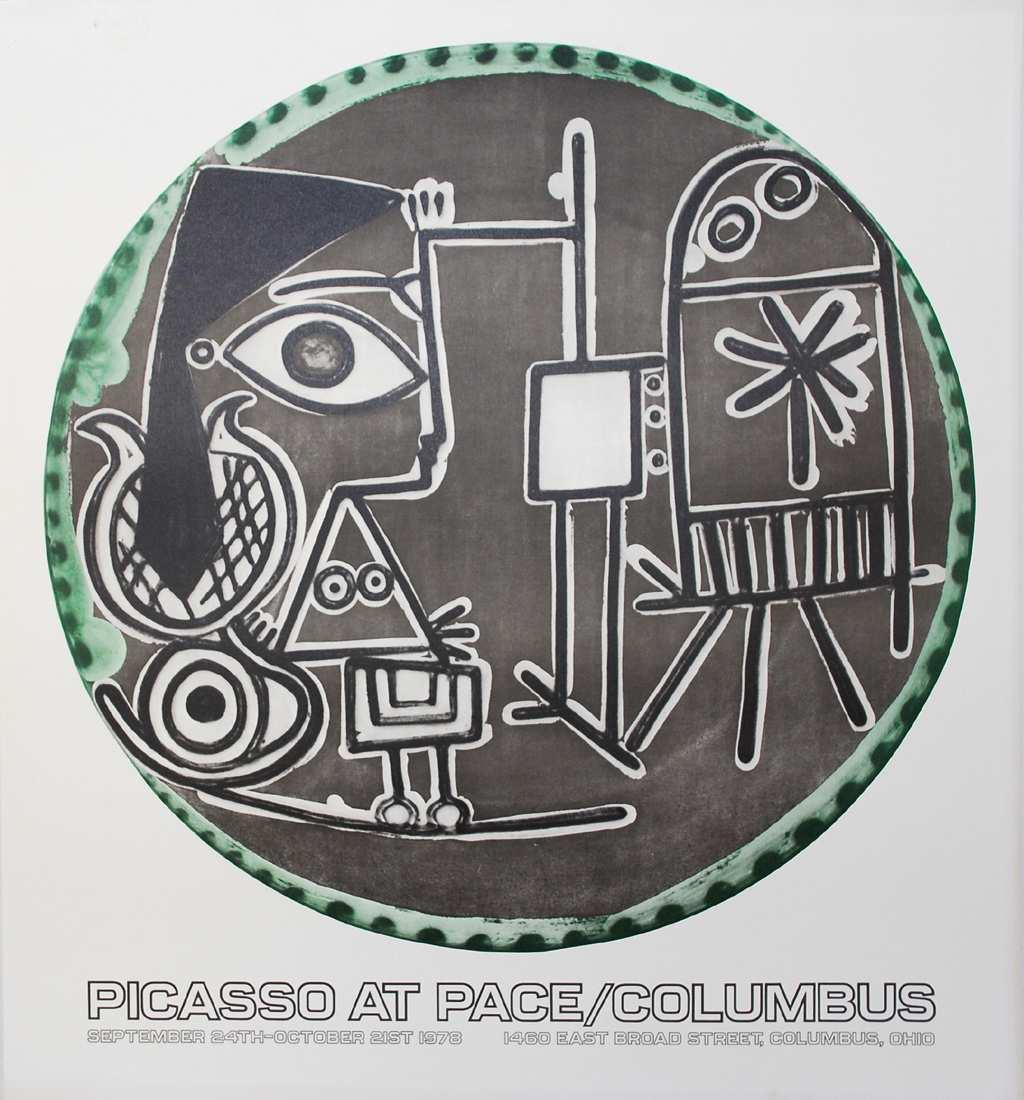 8 von 9 7 10343 Pablo Ruiz Picasso 1978 71 x 64 x 0,5 / 59 x 59 x 0,5 39,00 250,00 Pablo Picasso - Picasso At Pace/Columbus -