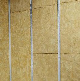 Dämmung für Holz- und Metallständerwände Trennwandplatte Sonorock e Transp.