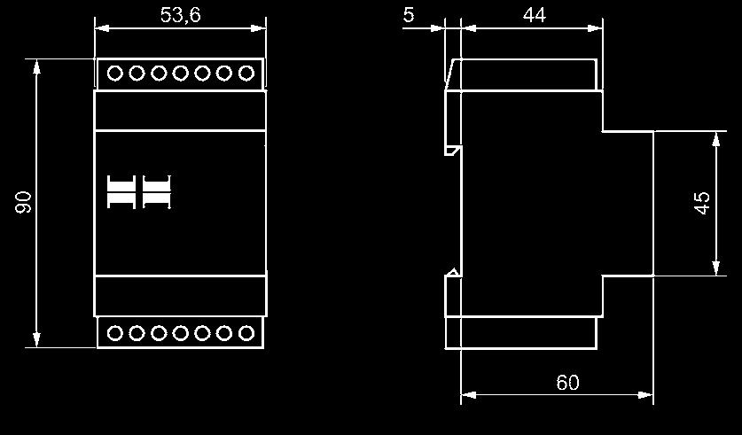 SICHERHEITSTRANSFORMATOR 20 V~ 50 Hz U/I-Sekundär 12-12 V / 1,67-1,67 A