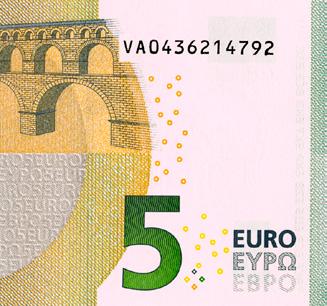 Die Euro-Banknoten der ersten Serie