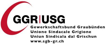 STATUTEN GEWERKSCHAFTSBUND GRAUBÜNDEN Verabschiedet von der Delegiertenversammlung des Gewerkschaftsbundes Graubünden GGR am 6.
