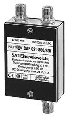 950-2150 1 1,5 Remote feeding voltage / Fernspeisspannung mm - MAX.