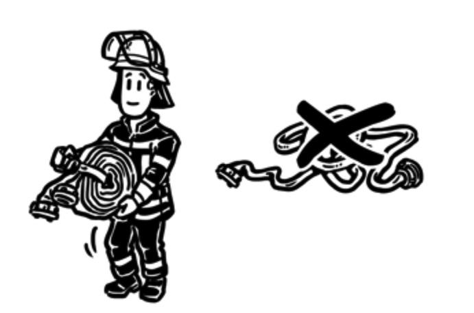 Grundlagen Genormtes und für den Feuerwehrdienst geeignetes Material einsetzen Hinweise der FwDV 1 beachten Auslegen von Druckschläuchen Wasserentnahme aus Unterflurhydrant Keine Verunreinigungen