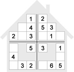 Seiten für Kinder: Hier könnt ihr euch an ein Sudoku (Zahlenrätsel)