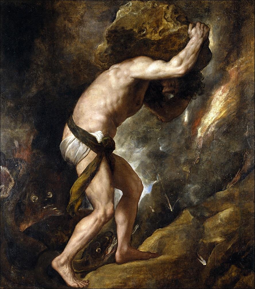 15.2 Das Letzte. Tizian: Sisyphus (1548-1549) Quelle: https://www.museodelprado.