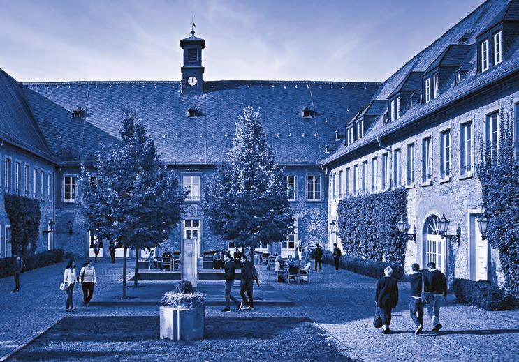 STREBEN NACH EXZELLENZ IN FORSCHUNG, LEHRE UND PRAXIS HIGHER EDUCATION Seit 2016 ist die gemeinnützige Heidelberger SRH Higher Education GmbH Hauptgesellschafterin der EBS Universität.