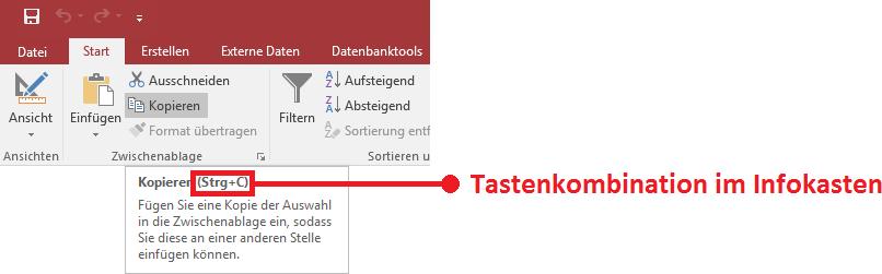 en in Access 2019 Seite 32 von 33 und Datenbanktools). Hinzu kommen auch die Register in der Entwurfsansicht bei Tabellen, Formularen und Berichten.