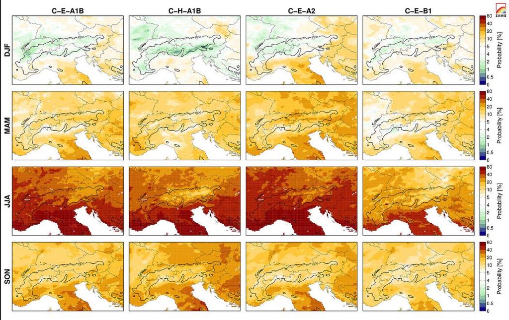 15 ZAMG: Dürrewahrscheinlichkeit im Alpenraum steigt