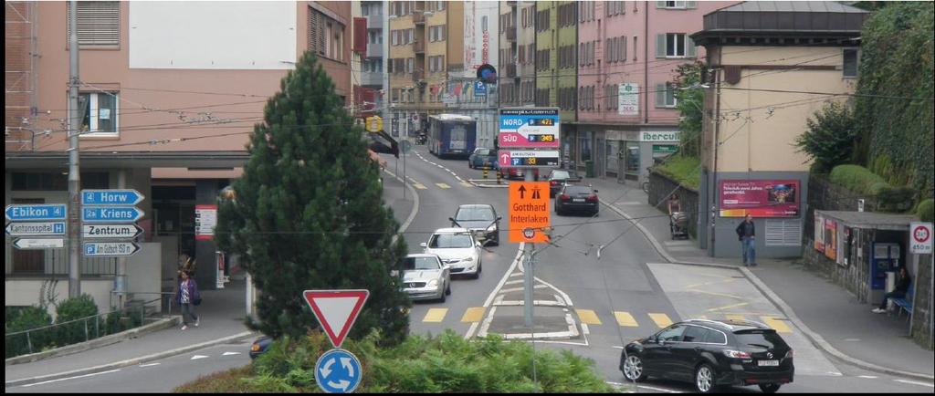 Busbeschleunigung Baselstrasse Bauprogramm Kantonsstrasse 2015-2018, Topf A Das Projekt sieht eine Busspur stadtauswärts vom BaBeL-Büro bis