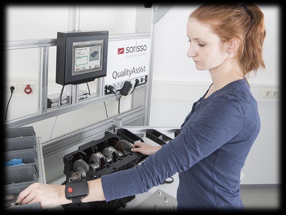 Arbeit 4.0: Körpernahe Sensorik Sarissa GmbH, Quality Assist Null-Fehler-Garantie Quelle: https://www.sarissa.