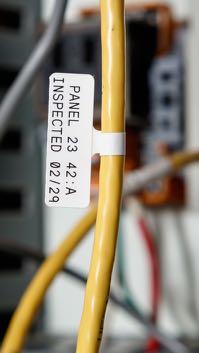 Kabeldurchmesser Etiketten pro Rolle Farbband Kompatible Drucker BM71R-1-7599-YL Gelb 22,90 5,20 1 11 8,38 0,25 1,50