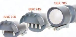 SATAußeneinheiten SBX 725, SBX 745, SBX 785 QuatroUniversalSpeisesysteme UVbeständiges Wetterschutzgehäuse speziell auf die Spiegel der SATSerie abgestimmt multifeedtauglich durch kompakte Bauform