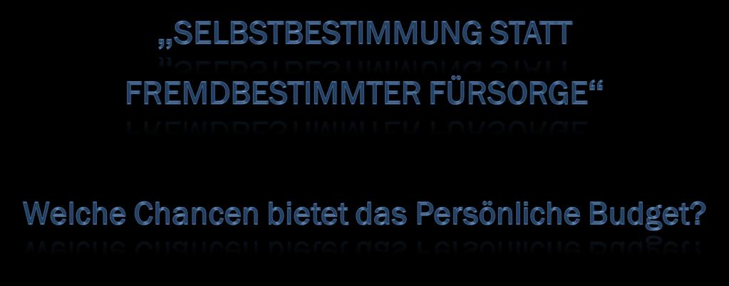 Fachtag in Altenburg: Persönliches Budget Top oder Flop am 14.11.