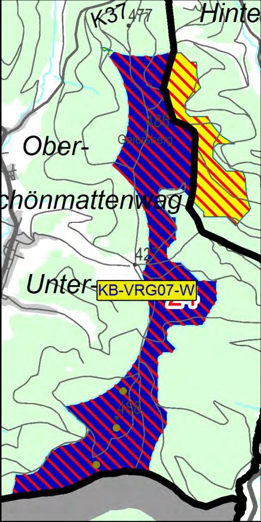 KB-VRG07-W Auf der Höhe (Flockenbusch) Das geplante KB-VRG07-W Auf der Höhe (Flockenbusch) liegt in der Gemeinde Wald- Michelbach und ist im Bereich des Landkreises Bergstraße identisch mit dem