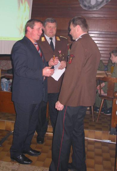 Auszeichnungen 2006 25jährige Dienstmedaille Karl Bruckmüller Herbert
