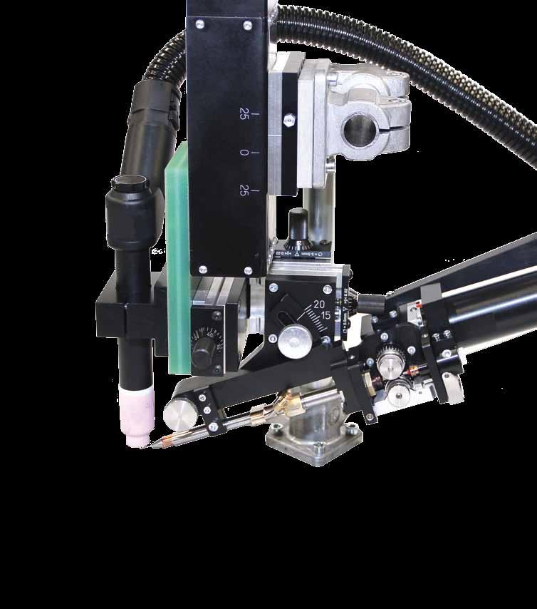 Laser-Nahtverfolgung Digitaler Kaltdrahtantrieb DKA 9000 Das System besteht aus Laser, CCD-Kamera, Optikkomponenten und einer Kommunikationseinheit.