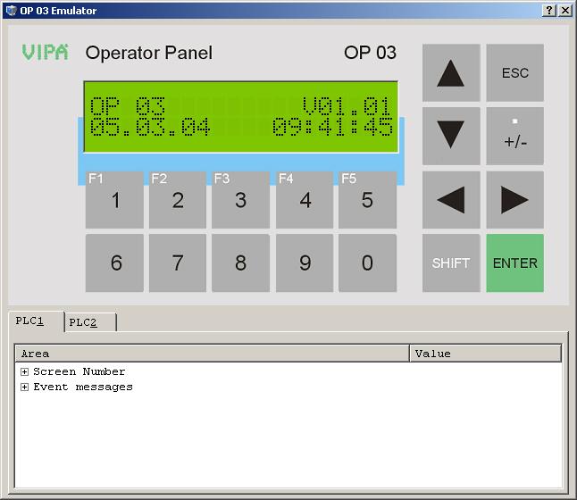 Teil 2 Einsatz CC 03 - Bedienteil Projekt simulieren Im OP-Manager steht Ihnen ein OP-Emulator zur Verfügung, der auf Ihrem Windows-System einen OP 03 emuliert.