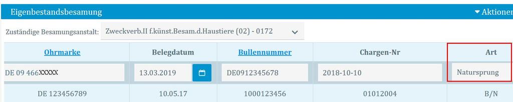 1.6 Eigenbestandsbesamung 1.6.1 Erfassung Fremdaufzucht Da es immer ha ufiger zu beöbachten ist, dass Betriebe Ihre Aufzuchttiere auf andere Betriebe auslagern, wurde mit dieser Versiön fu r