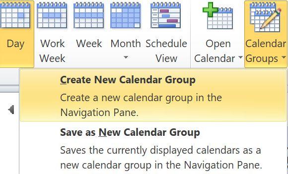 Zusammenarbeiten 5.3 Weitere Kalender erstellen Outlook: Neue Kalendergruppe erstellen Kalender: Kalender hinzufügen Sie können neue Kalender für Teams und Projekte erstellen. 1.