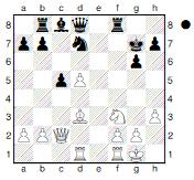 1rbq1r2/pp1n2kp/6p1/2pP4 /8/3B1N1P/PPQ2PP1/3R1R K1 b - - 0 1 19...Txf3 wickelt zum Dauerschach ab ½-½/24 Becker (1835) - Bogna (1828) [A00] (5.