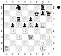 Dxh6 Txg2+ 42.Kxg2 Txc3 43.Lf6 Tc2+ 44.Kg1 Tg2+ 45.Kxg2 Ke8 46.Dh8+ Kd7 47.Dd8+ Kc6 48.Dxc8+ Kb6 49.Ta6 #9/20 ; b) 40...Ke8 41.Te7+ Fritz 15: 41...Kd8 42.Dxh6 Sxe7 43.Ta8+ Kd7 44.