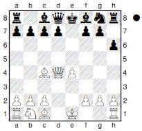 Nach Kb4 dringt S mittels Kd4-e3 in die w Stellung ein 39.Lb5 von -0.26 auf -3.50 Vorteil für Bernd 39...h5 40.Ld3 h4 41.g4 f4 42.Lb5 Kd5 43.Le8 Kc5 44.Ld7 Ld1 45.Kd2 Lb3 46.