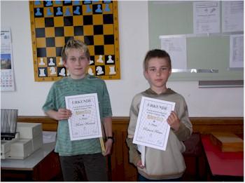 05. Juni 2004 - Vereinsmeisterschaften der Schüler und Jugend Die ersten Vereinsmeisterschaften unseres Schachnachwuchses sind zu Ende gegangen.