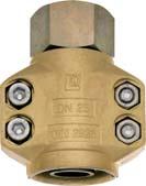 Dampfverschraubung nach DIN EN 14 423 (vormals DIN 2826) Schwere, äußerst robuste Verschraubungen für Klemmschaleneinband inklusive Klemmschalen.