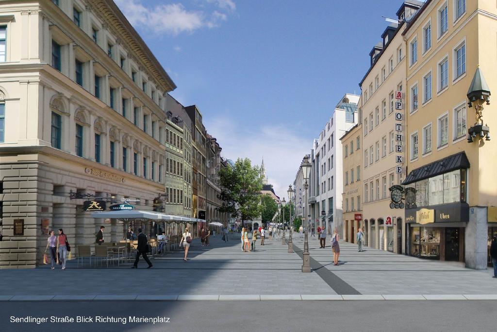Erweiterung der Fußgängerzone 2013 Sendlinger
