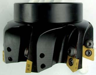 Aufsteckfräser für rhombische WSP 2 X2 K Aufsteckfräser für rhombische Wendeschneidplatte mit Aufnahme nach DIN 8030 Auf Anfrage mit innerer Kühlmittelzufuhr zur Schneide oder zentral Hochgenaue,