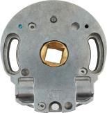 Rollladen-Getriebe zu Achtkantwelle Zinkdruckguss Kegelradgetriebe, mit Endanschlag 5 : 1 - Abtrieb Achtkantwelle 60mm, Antrieb Vierkant 8mm 901300 Stück