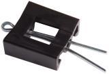 Storenteile Stellring Kunststoff schwarz, mit Schraube zum Fixieren der Achse bei gekuppelten Storen zu Nutachse 14mm