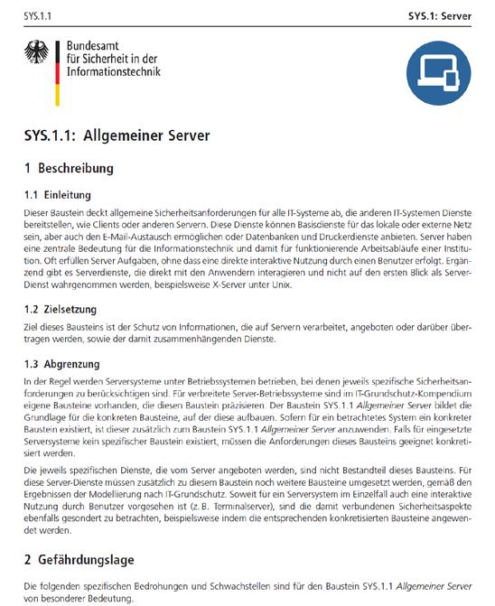 Bausteine GS-Kompendium Dokumentenstruktur Umfang: ca. 10 Seiten!