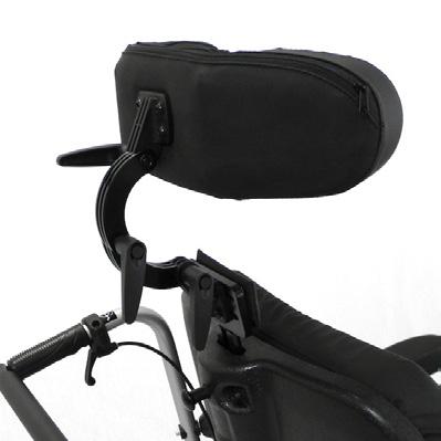 Kipphilfe Durch die Kipphilfe kann die Begleitperson Ihren Rollstuhl leichter ankippen, um z. B. eine Stufe zu überfahren. Dazu wird der Hebel mit dem Fuß nach unten gedrückt (Abb.