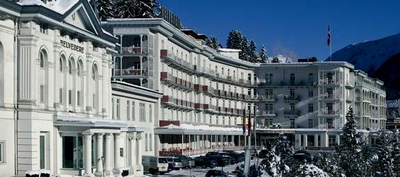 Hotel Steigenberger Belvédère, Davos Das ARTwork des Hauses nimmt einerseits Bezug auf die Nähe zum Ernst Ludwig Kirchner Museum, andererseits entspricht es dem Sanierungskonzept Alpine Klassik und