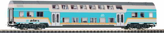 II Passende Zuglokomotive: #59906/#59806 (siehe H0-Hauptkatalog Seite 72) WAGEN 58337 3er Set Intercity-Großraumwagen 2.