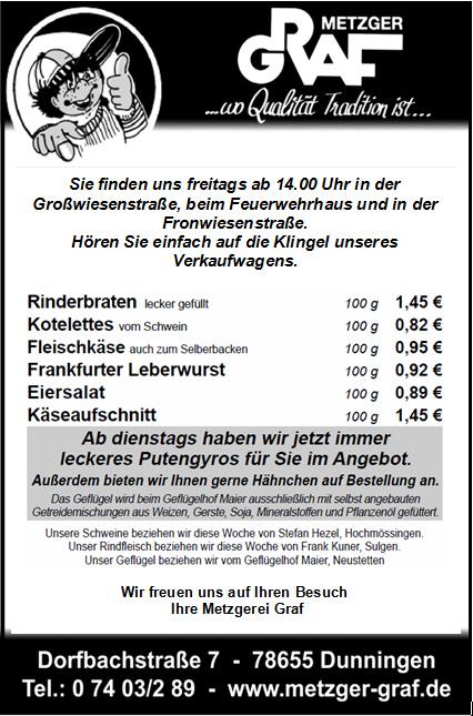 18.02.2016 / Nr. 7 Mitteilungsblatt der Gemeinde Durchhausen Seite 12 Wir suchen eine Reinigungskraft vorerst auf 450 - Basis Kellhof Alte Post Tel.