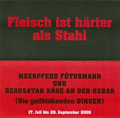 Es erscheint ein Katalog mit Texten von Harald Falckenberg und Michael Stoeber.