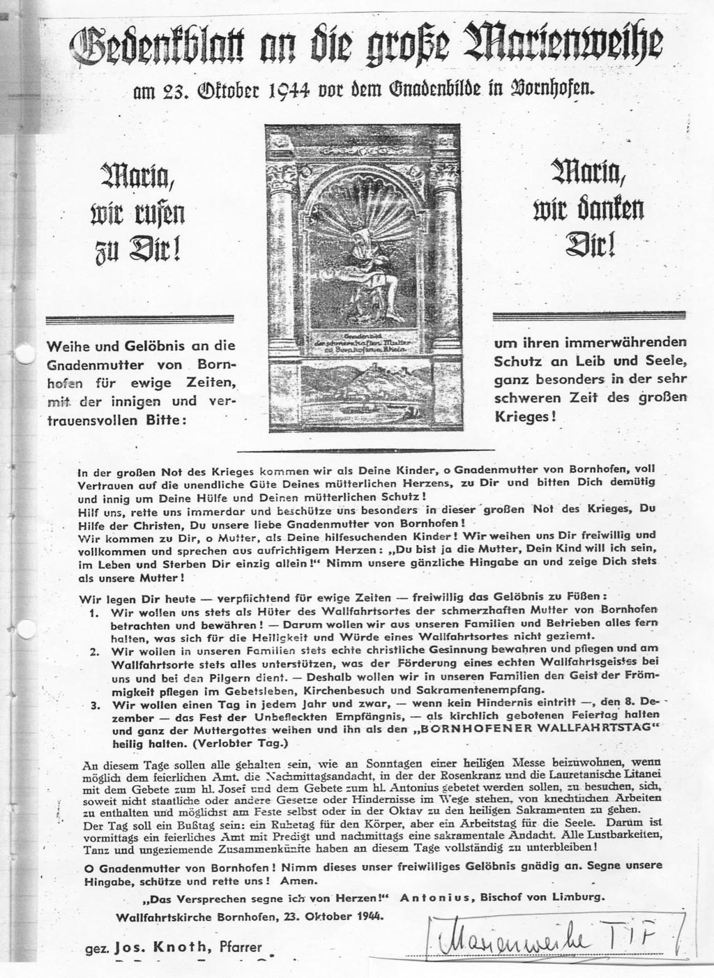 Gab es bereits seit der Machtergreifung im Jahre 1933 starke Auseinandersetzungen zwischen der Partei und der katholischen Kirche, letztere repräsentiert durch den mutigen Pfarrer Noll so spitzte