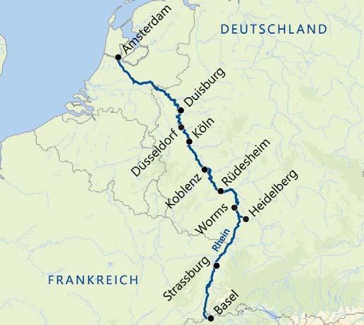 Flussreise auf dem Rhein Route 7: Rhein mit Tulpenblüte (Basel-Amsterdam) 29.03. 05.04.19 Route 8: Tulpenblüte und Rhein (Amsterdam-Basel) 05.04. 12.04.19 / 19.04. 26.04.19 Ihr Schiff: Excellence Queen****(*) 1 Anreise mit Bus nach Basel.
