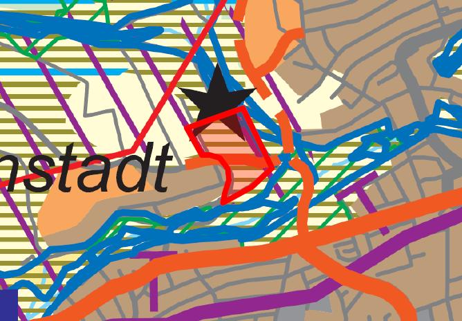 2 Straßenverkehr Sonstige Regionalbedeutsame Straße Planung Vorranggebiet Siedlung Planung Abbildung 5: Ausschnitt