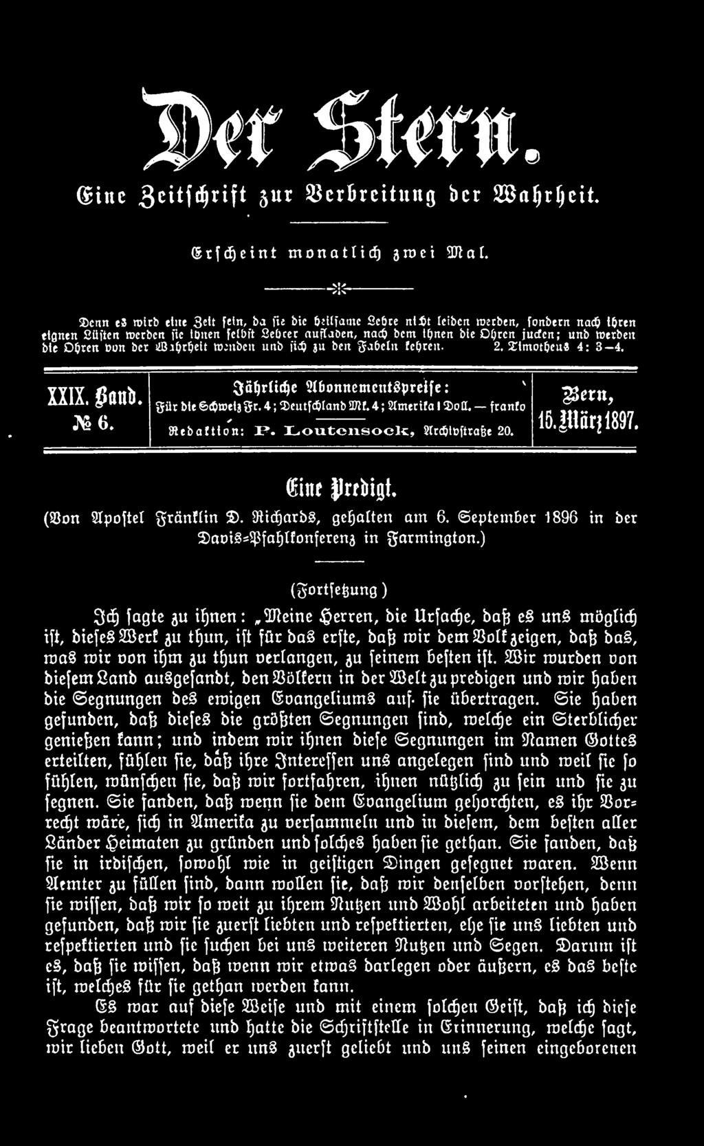September 1896 in ber 2)aoi s^faf)tfonferen3 in garmingron.