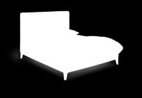 geometrischen Modell Kopfteil : plain Bend: Ein Kopf- und Fußteil in klarem Design, mit einem sanften Knick Square: Kopf- und Fußteil in