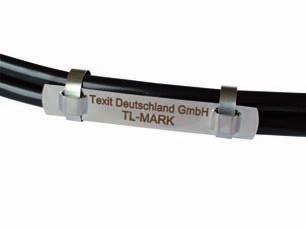 ESM Edelstahlmarkierer gelasert für Kabelbinder Artikelbezeichnung Gesamtlänge Höhe Markierer Beschriftbare Breite Beschriftbare Höhe Beschriftung TL-MARK 48x10 48,0 10,0 18,0 9,0 auf