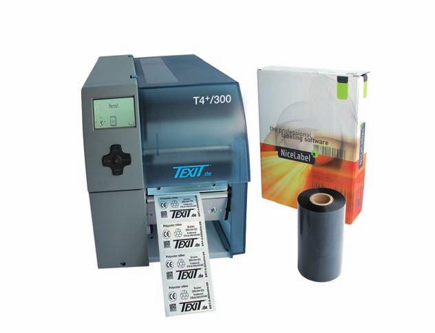 Drucksysteme Drucker Software Farbbänder Mit dem TEXIT Thermotransfer-System bieten wir Ihnen das komplette Programm zur Gestaltung und Fertigung eigener und Kabelmarkierer.