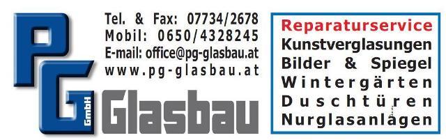 PG Glasbau GmbH, 4715 Taufkirchen/Tr.