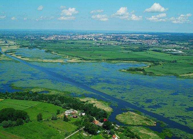 Stadtbesichtigung mit Führung 12:00 22 km rudern der Elbląg Fluss, Drausen See