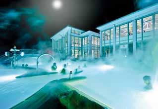 com Aquarena fun Erlebniswelt mit Grottenrutsche, 25m-Aussenschwimmbecken und Wintergarten-Restaurant Thermi spa